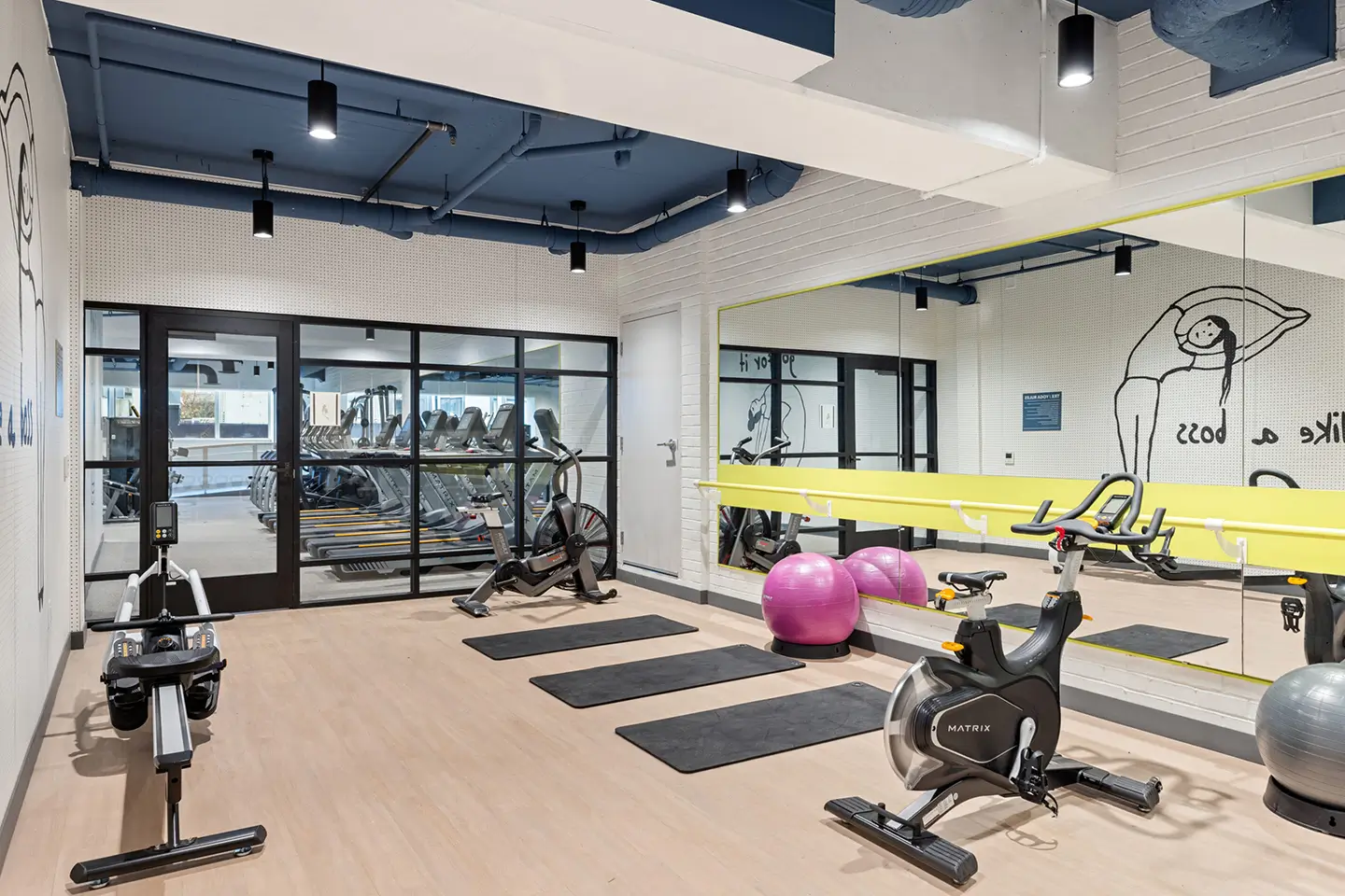 fitness amenities at ōLiv Seattle